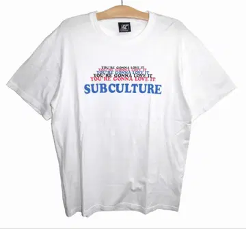 새상품급 SC Subculture 서브컬처 크루넥 티셔츠
