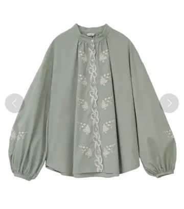 CLANE VINTAGE FLOWEREMBROIDERYSHIRT