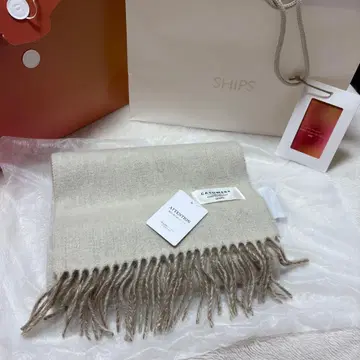 SHIPS 캐시미어 리버서블 머플러