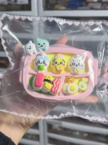 치이카와 (먼작귀) 초 대형 도시락 보야보야 주머니 스퀴즈