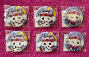 니지산지 DMM 스크래치 룬룬 캔뱃지 2종 6개 세트