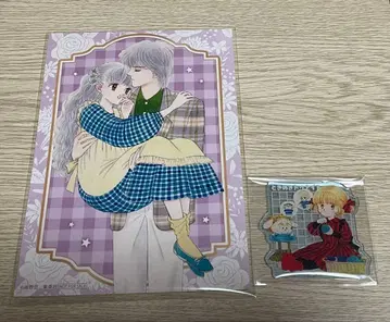 리본 카페 후드 혜택 브로마이드 아크릴 스티커 도키메키 나이트