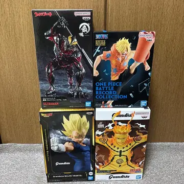 프라이스 피규어 4개 묶음 판매 드래곤볼, 원피스 등