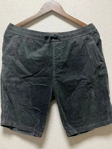 RVCA 코듀로이 그레이 숏팬츠