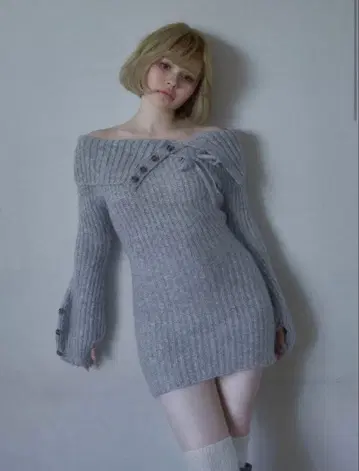 andmary amari 리본 미니 드레스 [ 최저가 ]