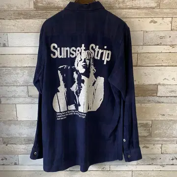 MARBLES 플란넬 셔츠 Sunset Strip sizeM 일본제