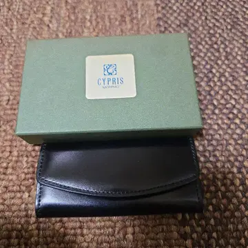 CYPRIS 블랙 가죽 키케이스