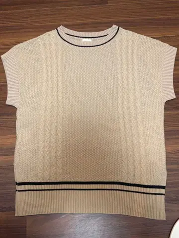 URBAN RESEARCH DOORS 케이블 니트 베스트