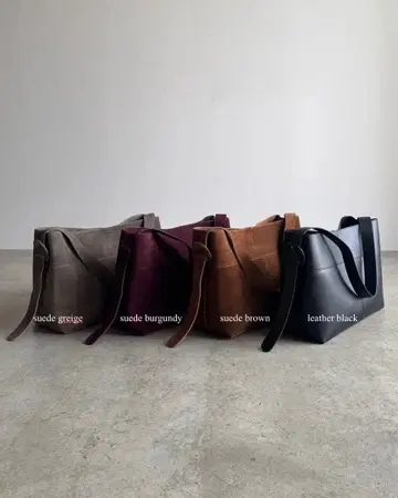 JISTORY 숄더백 스웨이드 그레이지 미사용품