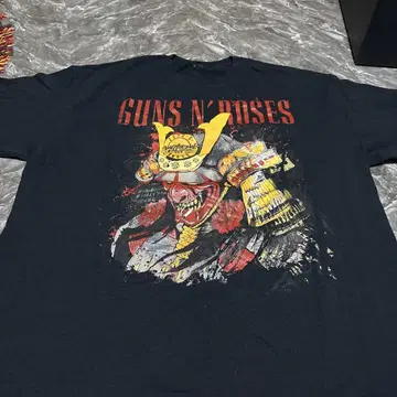 GUNS N' ROSES 사무라이 셔츠 블랙