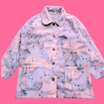 곰 곰 플리스 자켓 파스텔 컬러 y2k 귀여운 구제 의류