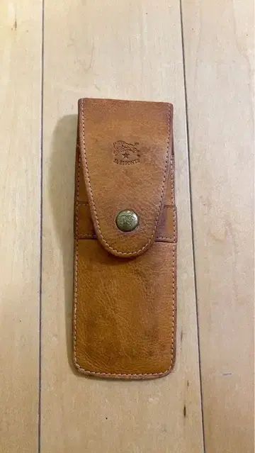 이탈리아제 일비종떼 가죽 펜 케이스