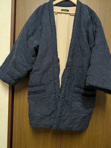 ROCCA 네이비 도트 무늬 반텐