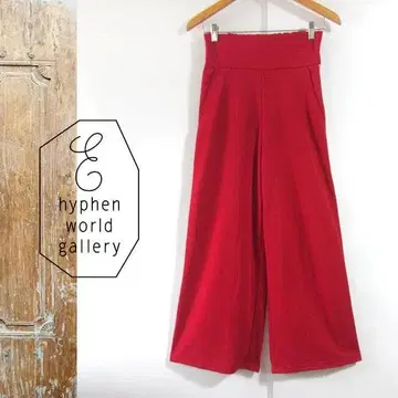 새상품급 e hyphen world gallery 와이드 트랙 팬츠 F