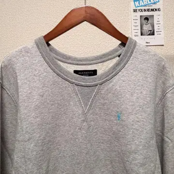 새상품급 ALLSAINTS 그레이 맨투맨 트레이닝복
