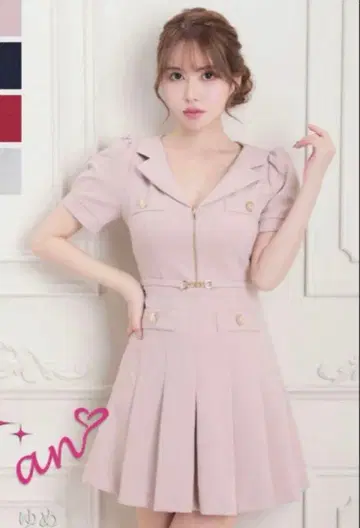 캬바 드레스 andy an sugar 메종 드 보떼