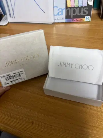 JIMMY CHOO 블루 스타 스터드 키케이스