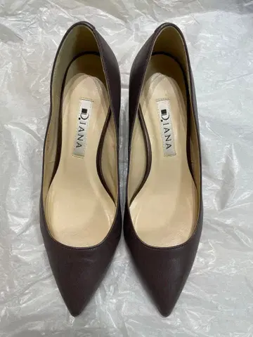 다이애나 Diana 스틸레토 펌프스 브라운 갈색 21.5cm