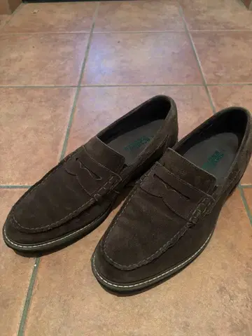 다크 브라운 스웨이드 로퍼