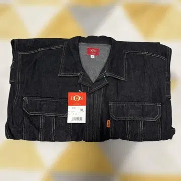 DON 블랙 데님 작업복 3L