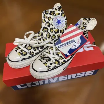 converse US 규격 올스타 레오파드 하이컷