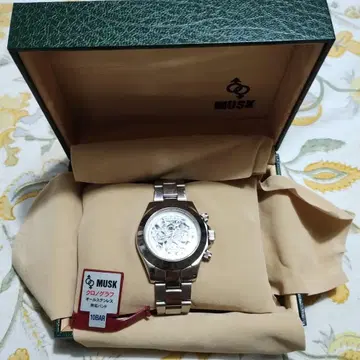 MUSK 크로노그래프 자동 와인딩 손목시계 ROBERTASCARPE