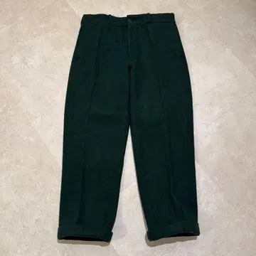 다크 그린 슬랙스 울 혼방 dracaena 드라세나 구제 의류