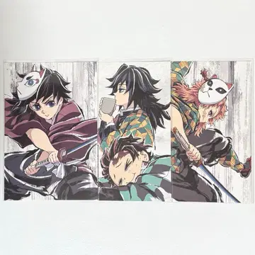 귀멸의 칼날 전집중전 막간화 엽서 기유 사비토