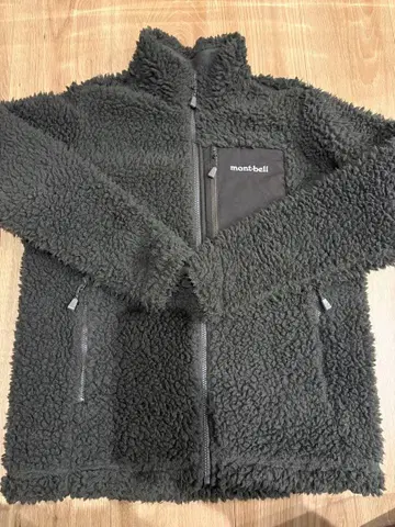 mont-bell 다크 그레이 플리스 자켓