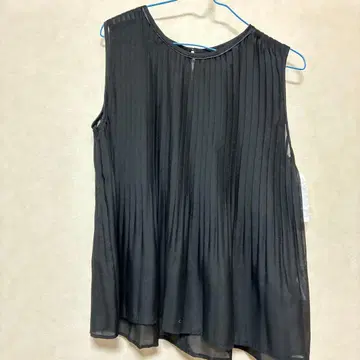 아쿠타 플리츠 슬리브리스 튜닉 새상품