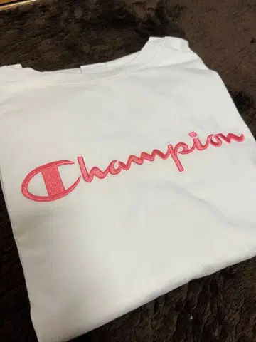 Champion 롱T셔츠 화이트