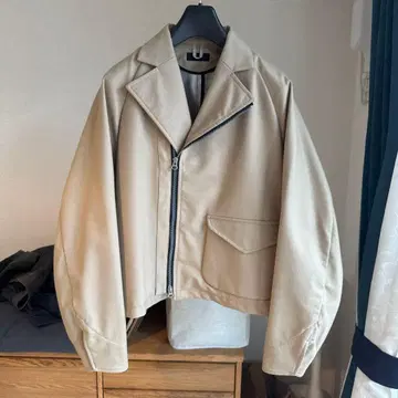 CLASS 울 캐시미어 더블 라이더 자켓