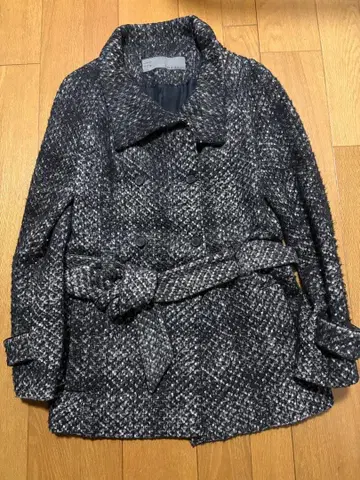 [ ZARA BASIC ] 벨트 포함 하프 코트