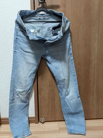 ZARA 데님 팬츠 2색 세트 라이트 블루, 다크 블루