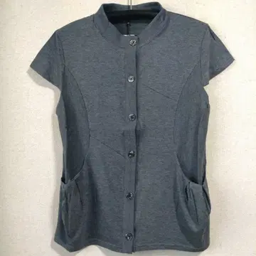 미사용 새상품 프렌치 소매 디자인 풀오버 지레 베스트