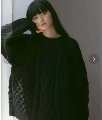 CASA FLINE 니트 아란 편직 핸드니트 풀오버 스웨터