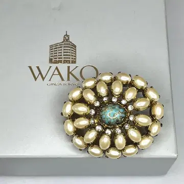 Ornella 올네라 펄 브로치 이탈리아 코스튬 주얼리