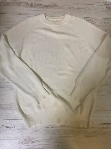 STILL BY HAND 울 리브 편직 스웨터 46