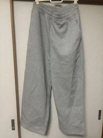 유니클로 C 맨투맨 와이드 팬츠 M