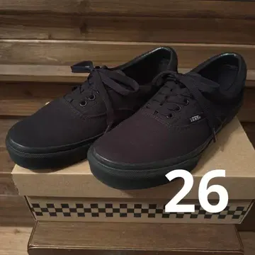 VANS ERA 블랙 스니커즈 US8 26cm 반스 에라