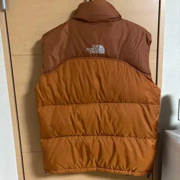 THE NORTH FACE 다운 베스트 초레어 컬러
