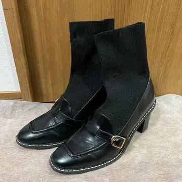 RANDA 스트레치 삭스 앵클부츠