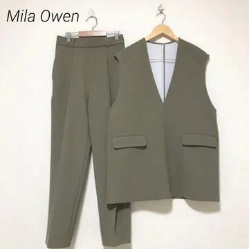 Mila Owen SETUP 플랩 포켓 베스트 풀오버 팬츠