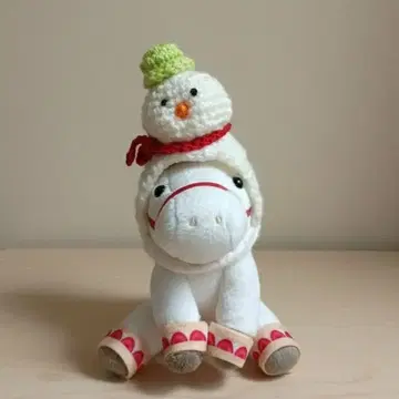 아이돌 호스 S 사이즈 눈사람 옷 갈아입기 모자