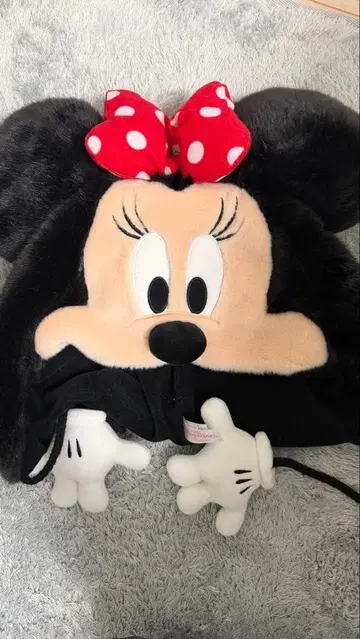 미니 귀도리 모자 리본 포함