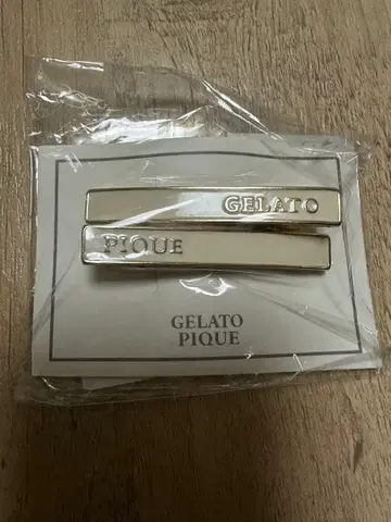 gelato pique 헤어핀 세트 화이트