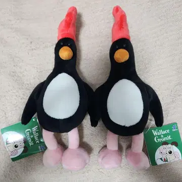 월레스와 그루밋 봉제 인형 2개