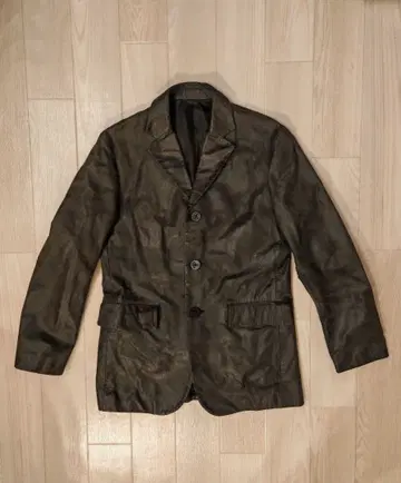 Men's BIGI Radmess 블랙 가죽 자켓