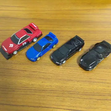 캔 커피 증정 미니카 4대 세트 스카이라인 포르쉐