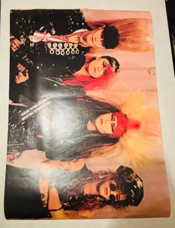 X JAPAN 포스터 A1 TOSHI PATA hide TAIJI
